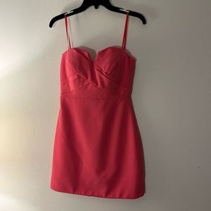 Pink Strapless Dress